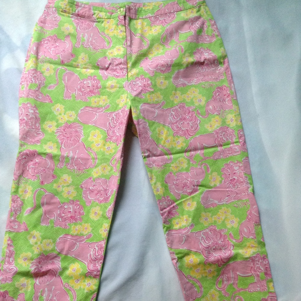 Lilly Pulitzer Loungin' Lion Capris